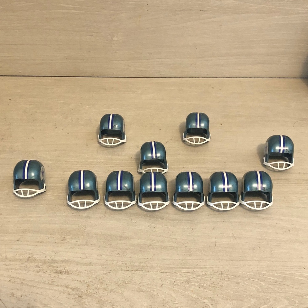 Dallas Cowboys Vending Machine Mini Helmets Bundle Lot of 11 Cake Toppers